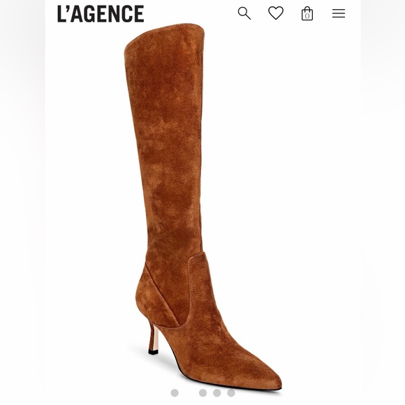 L'AGENCE Shoes - L’agence Lena suede boot